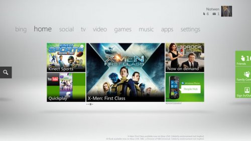 Новое обновление для Xbox 360, с дизайном Metro UI, выйдет шестого декабря