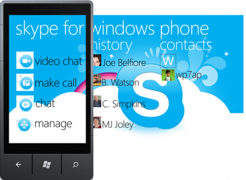 Skype вскоре появится на Windows Phone 7