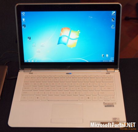 Intel представила прототип ультрабука на базе Windows 8