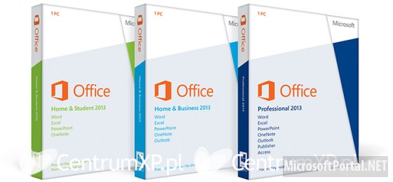 Дизайн "коробочных" версий Office 2013