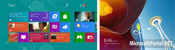 Концепты стартового экрана Windows 8
