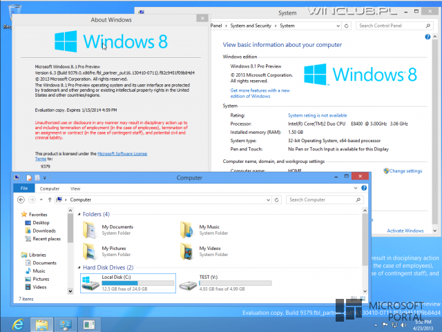 Windows Blue Build 9379