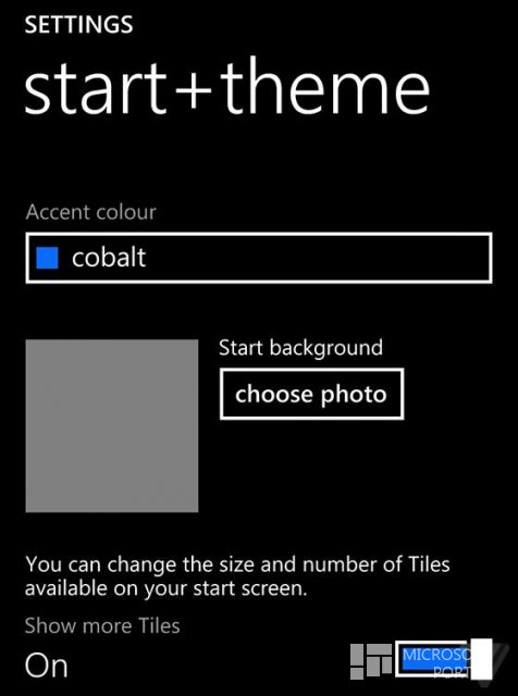 Скриншоты фона Начального экрана в Windows Phone 8.1