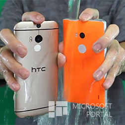 Вызов принят: HTC One M8 и Lumia 930 облили холодной водой