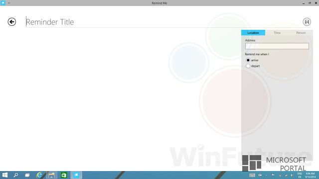 Несколько скриншотов голосового помощника Cortana в Windows 9