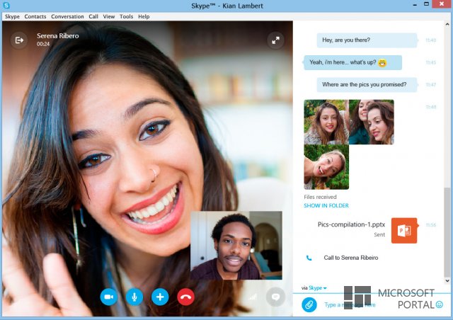 Microsoft выпустила новую версию Skype для десктопа 