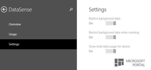 В Windows 10 Technical Preview Build 9860 появилась функция Data Sense