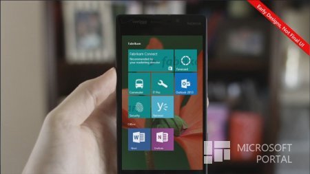 В Windows Phone 10 появится возможность изменения заднего фона