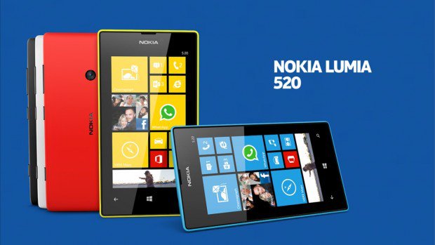 Nokia Lumia 520 c Windows 10 TP для смартфонов на видео