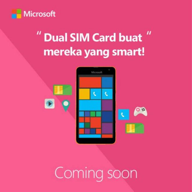 Microsoft Индонезия показала тизер Lumia 1330?
