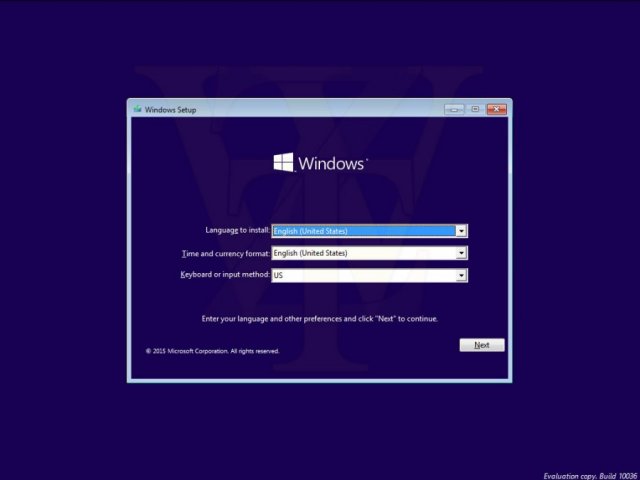 Скриншоты сборки Windows 10 Enterprise Technical Preview Build 10036