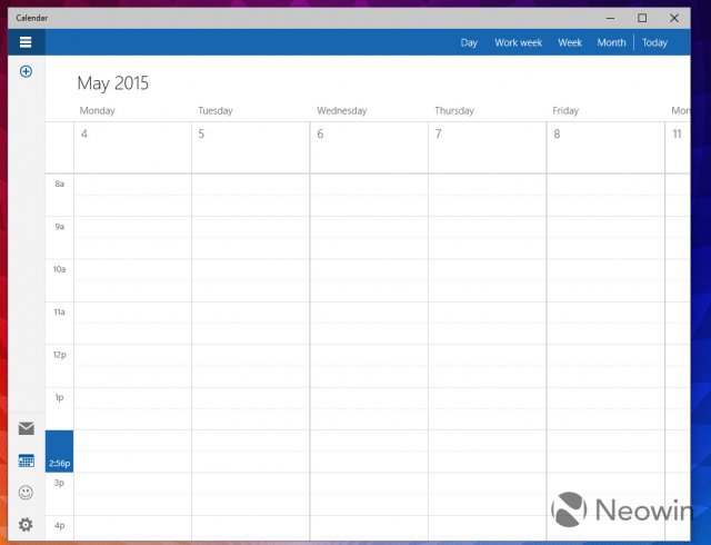 Скриншоты обновлённого приложения Календарь