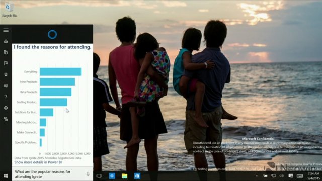Microsoft на конференции Microsoft Ignite продемонстрировала сборки Windows 10 Build 10105 и 10107