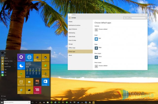 Усовершенствованный способ изменения приложений по умолчанию в Windows 10