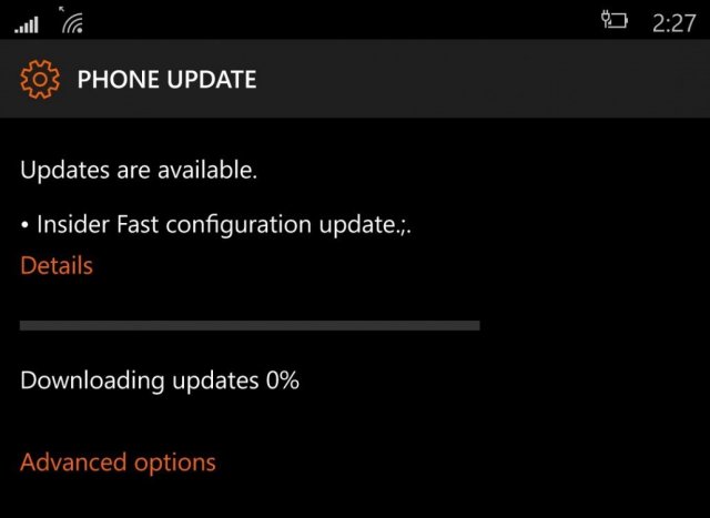 Некоторые пользователи  Windows 10 Mobile Build 10136 стали получать обновление