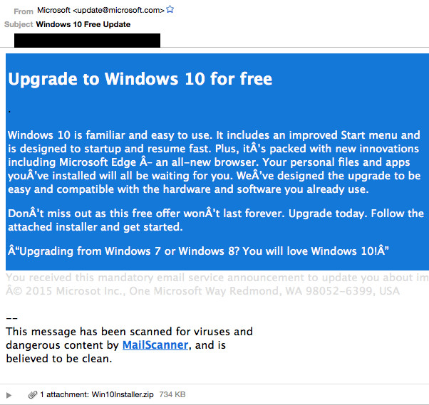 Мошенники уже воспользовались релизом Windows 10