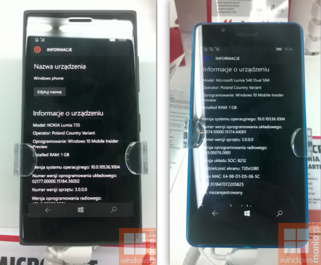 В Польше уже продают смартфоны Lumia c Windows 10 Mobile