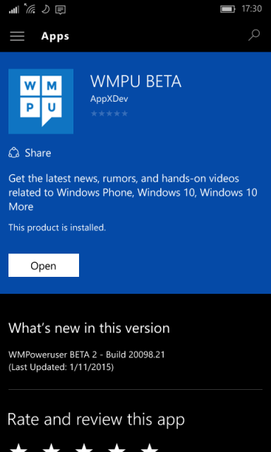 Скриншоты Windows 10 Mobile Build 10586