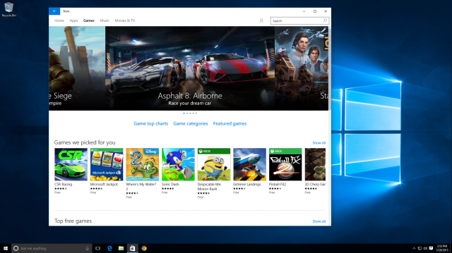 Магазин Windows 10 Store не оправдывает надежды Microsoft