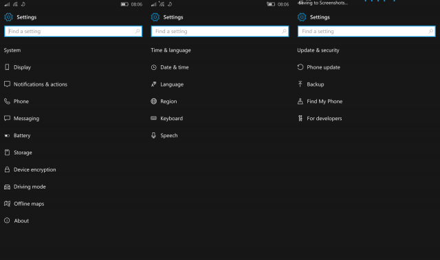 В Windows 10 Mobile Redstone будут улучшены Центр действий и пользовательский интерфейс приложения Настройки  
