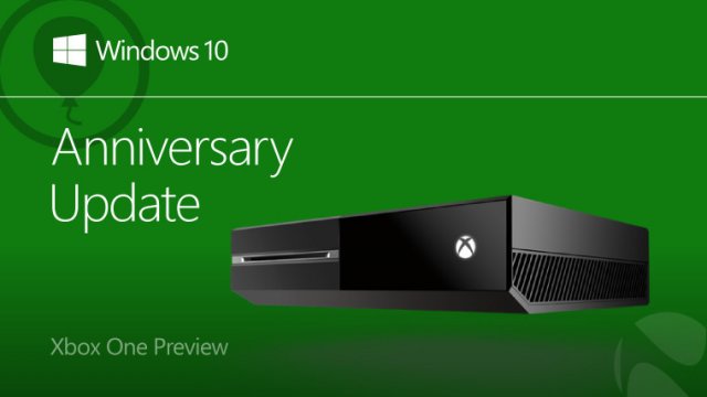 Сборка Anniversary Update Preview для Xbox One будет выпущена в ближайшее время