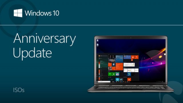 Microsoft выпустила ISO-образы Windows 10 Anniversary Update Build 14393