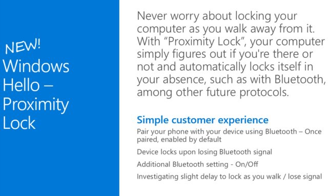 Функция Windows 10 Dynamic/Proximity Lock будет использовать Bluetooth