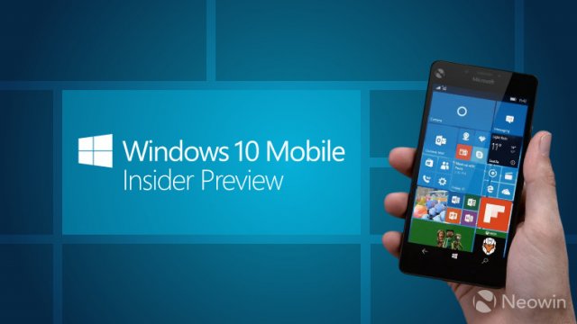 Пресс-релиз сборки Windows 10 Mobile Insider Preview Build 15207