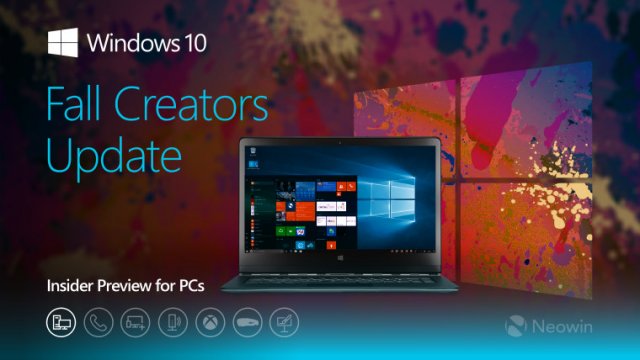 Пресс-релиз сборок Windows 10 Insider Preview Build 16288 и Windows 10 Mobile Insider Preview Build 15250