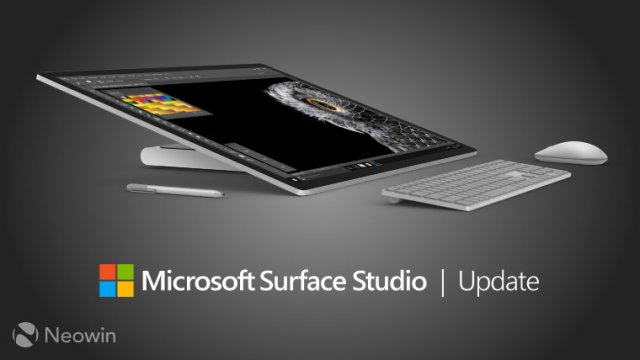 Microsoft выпустила обновления для Surface Studio