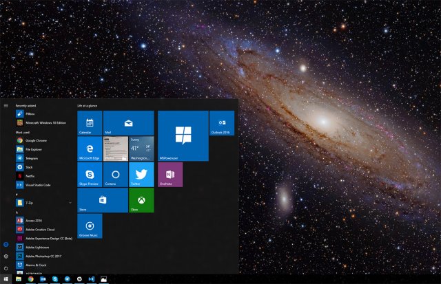 Ссылки на Andromeda.exe были найдены в Windows 10 Build 17025