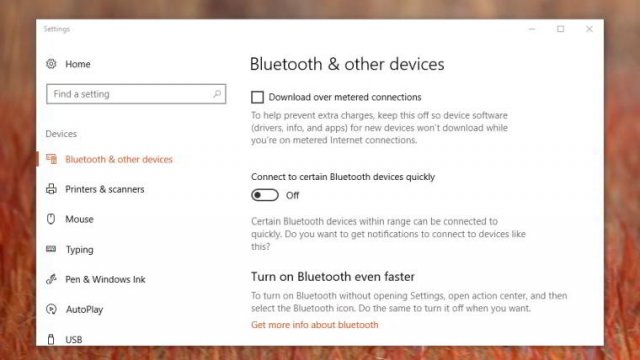 Microsoft тестирует функцию быстрого Bluetooth-сопряжения для Windows 10