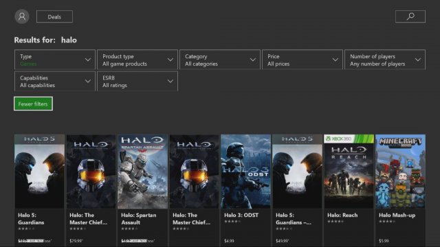 Все пользователи Xbox теперь могут фильтровать Microsoft Store по цене, рейтингу и возможностям