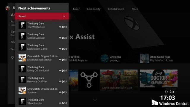 Microsoft работает над системой Xbox Career для Xbox Achievements