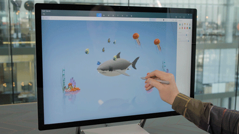 Microsoft анонсировала режим 3D View в приложении Paint 3D