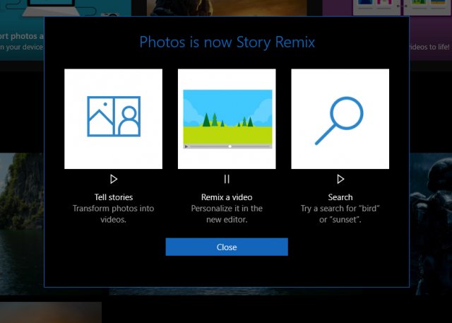 Microsoft обновила приложение «Фотографии» для инсайдеров кольца Skip Ahead