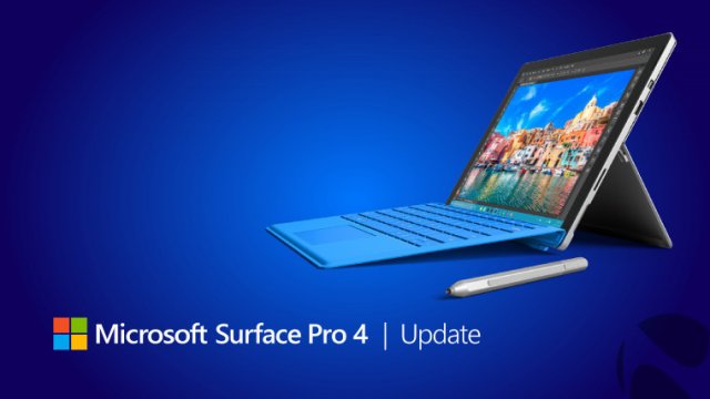 Компания Microsoft выпустила обновления для Surface Pro 4