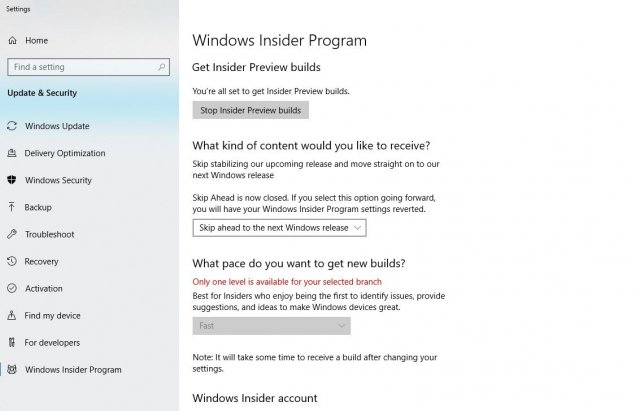 Microsoft закрыла кольцо Skip Ahead для инсайдеров Windows