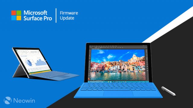Microsoft выпустила обновления для Surface Pro 4