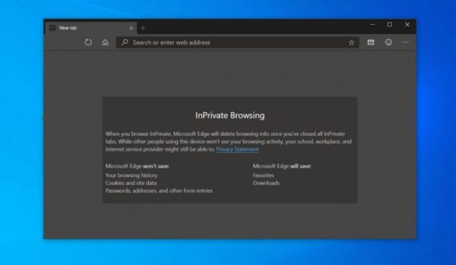 Microsoft улучшит режим InPrivate в Edge и Chrome