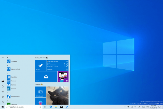 Microsoft выпустила Windows 10 Build 18362.145