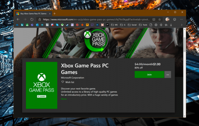 Xbox Game Pass Ultimate и Xbox Game Pass для ПК доступны в Microsoft Store (Обновлено)