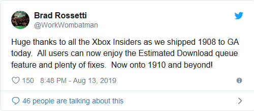 Microsoft выпустила августовское обновление для Xbox One