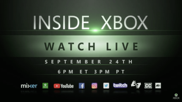 Компания Microsoft проведёт новый эпизод Inside Xbox 24 сентября
