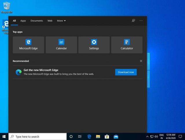 Microsoft начала рекламировать новый Edge в Windows Search