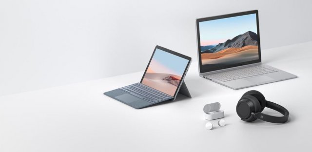 Microsoft анонсировала Surface Go 2, Surface Book 3, Surface Headphones 2, Surface Earbuds и аксессуары для ПК