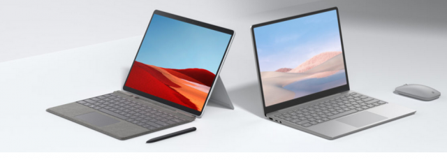 Microsoft анонсировала Surface Laptop Go и новый Surface Pro X