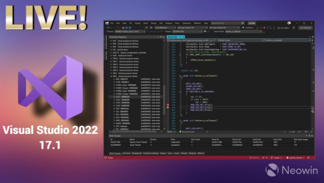 Visual Studio 2022 17.1 теперь общедоступна
