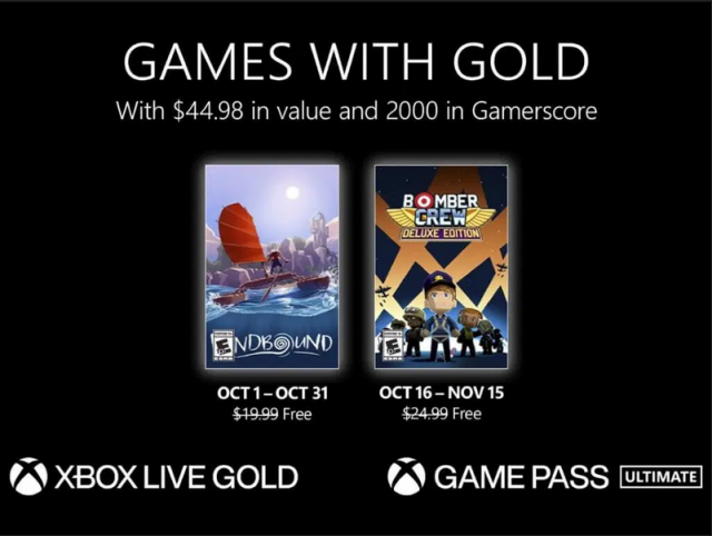 Скоро в Xbox Live Gold: Windbound и Bomber Crew Deluxe Edition