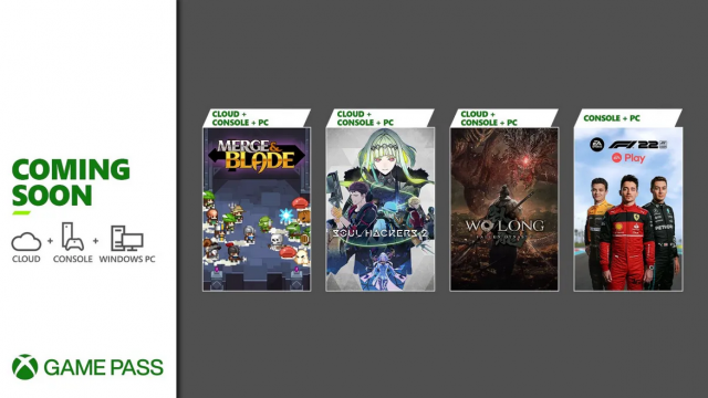 Скоро в Xbox Game Pass: Wo Long: Fallen Dynasty, Soul Hackers 2, F1 22 и другое